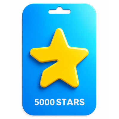 Telegram Stars Gift Card - 5000 Stars